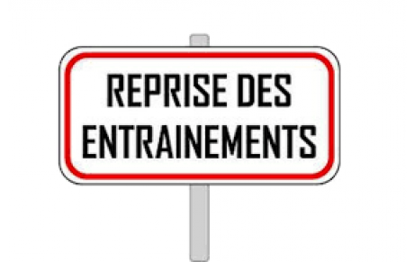 Reprise des entraînements au 01/06/2020