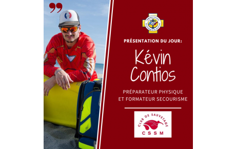 Présentation des membres de l'équipe : Kévin
