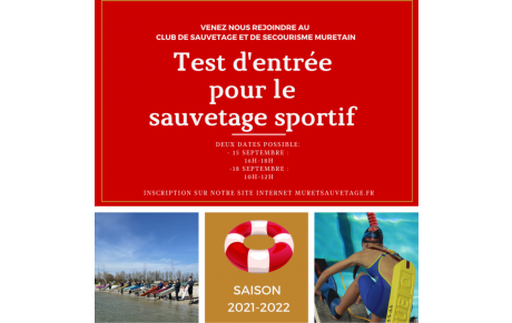 Test pour la saison 2021-2022