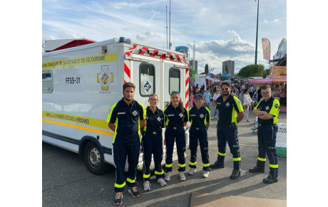 Poste de Secours: Fête St-Michel à Toulouse