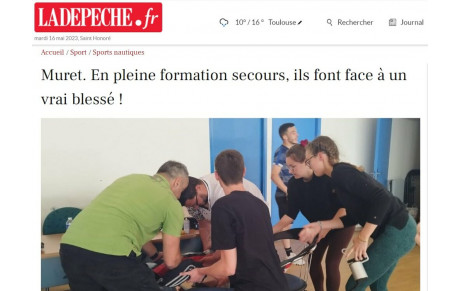 La Depeche - Un cas réel en pleine formation